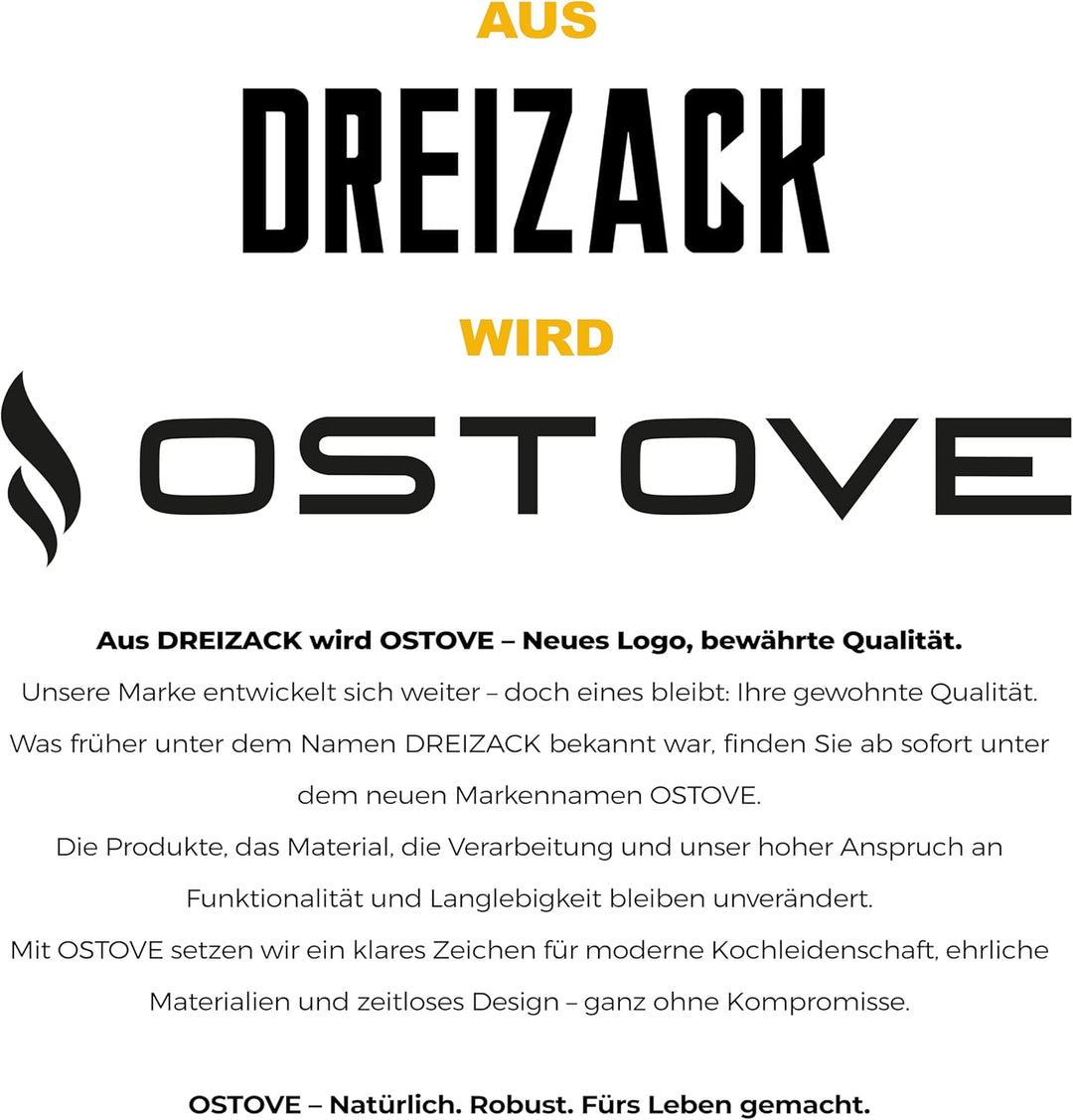 DREIZACK DREIZACK Gusseisenbräter mit Grilldeckel, multifunktionaler Gusseisentopf, Gusseisenpfanne,