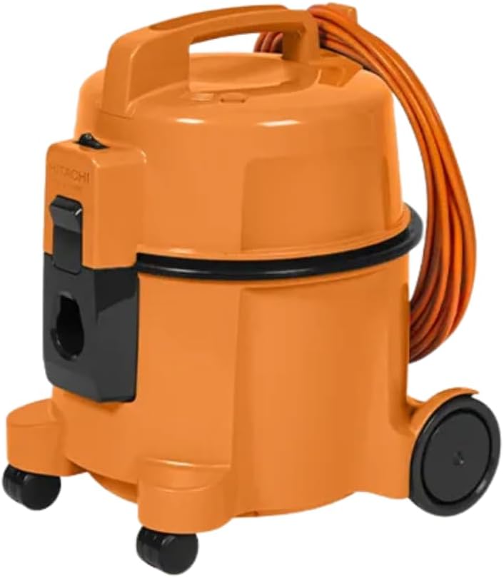 Hitachi Bodenstaubsauger CV-400 PRO OR 880 W beutellos, 13 m Aktionsradius, Möbel- und Kantenschutz,