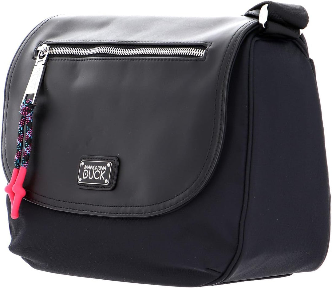 Mandarina Duck Style Flapover Crossover Black
