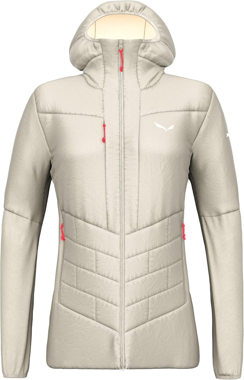 Salewa Damen Ortles Hybrid Tirolwool Responsive Jacket Women Trekkingjacke M Beige-Oatmeal, M Beige-