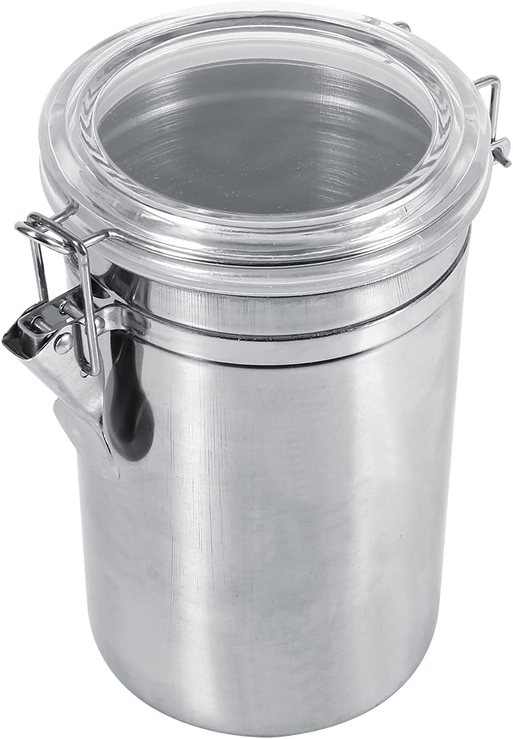 Hapivida Luftdichte Vakuum Kaffeedose, 1200ml Edelstahl Kaffeepulver Dose mit Aroma-Deckel und Versc