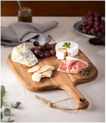 TRAMONTINA Steakbrett Provence, aus Teakholz und Mineralöl-Finish, zum Schneiden und Servieren, mode