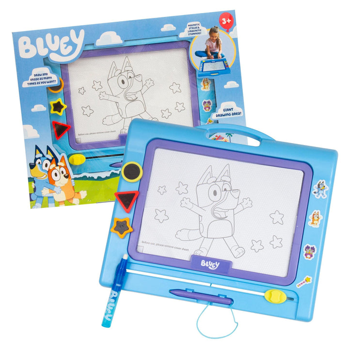 Giochi Preziosi - Bluey Giant Magnettafel zum Zeichnen von Lieblingscharakteren der Serie, inklusive