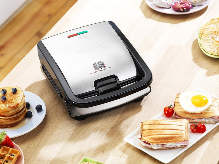 Tefal Snack Collection Teller mit Antihaftbeschichtung Mini Madeleine, Teller Schwarz & XA8003 Snack