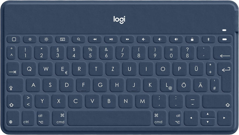 Logitech Keys-to-Go Kabellose Tablet-Tastatur, Bluetooth, iOS-Sondertasten, Ultraleicht & Geräuschlo