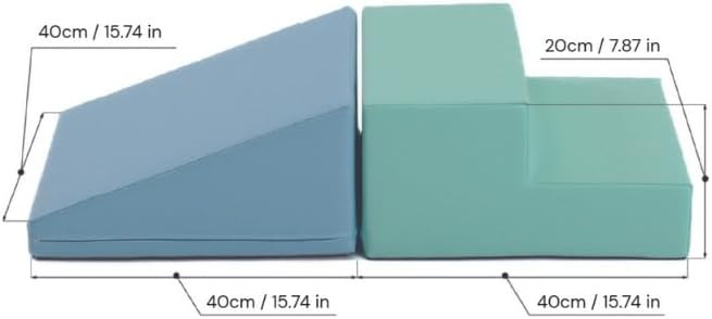 IGLU Soft Play Shape Mini Step Schaumstoffblock für Krabbel- und Kletterentwicklung für Baby und Kle
