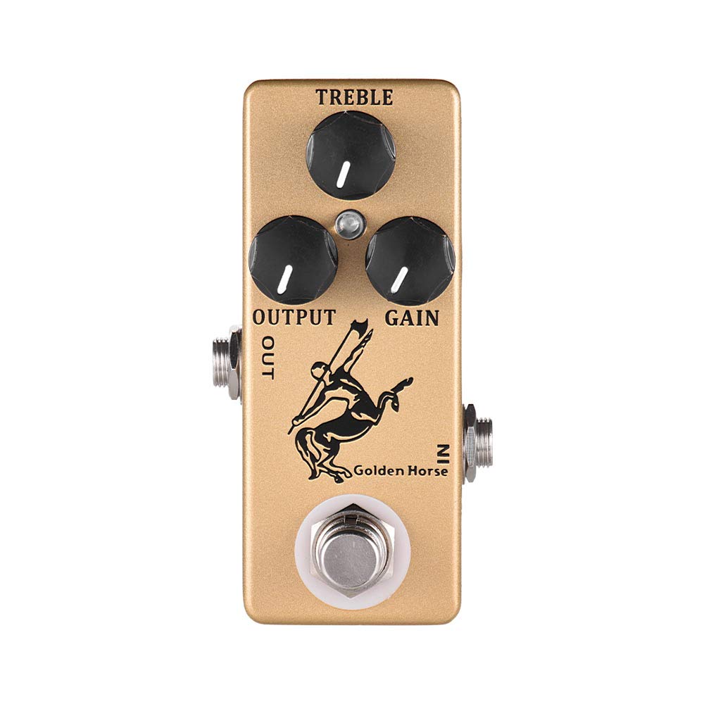 Mosky GOLDEN HORSE - Overdrive-Pedal basierend auf Klon Centaur, Gold