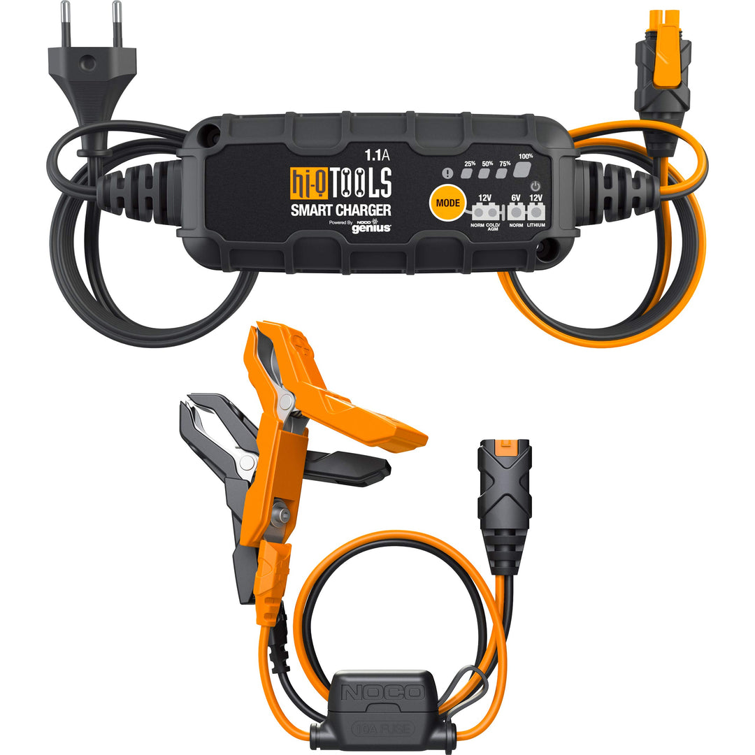 Hi-Q Tools Batterieladegerät PM1100-6/12V 1,1A Blei-Säure/Lithium neutral