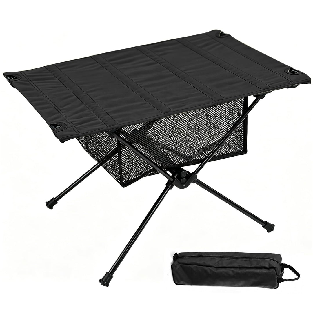 Campingtisch Faltbar, Aluminium Klapptisch Camping Tisch mit Tragetasche, Ultraleicht Tragbar Pickni