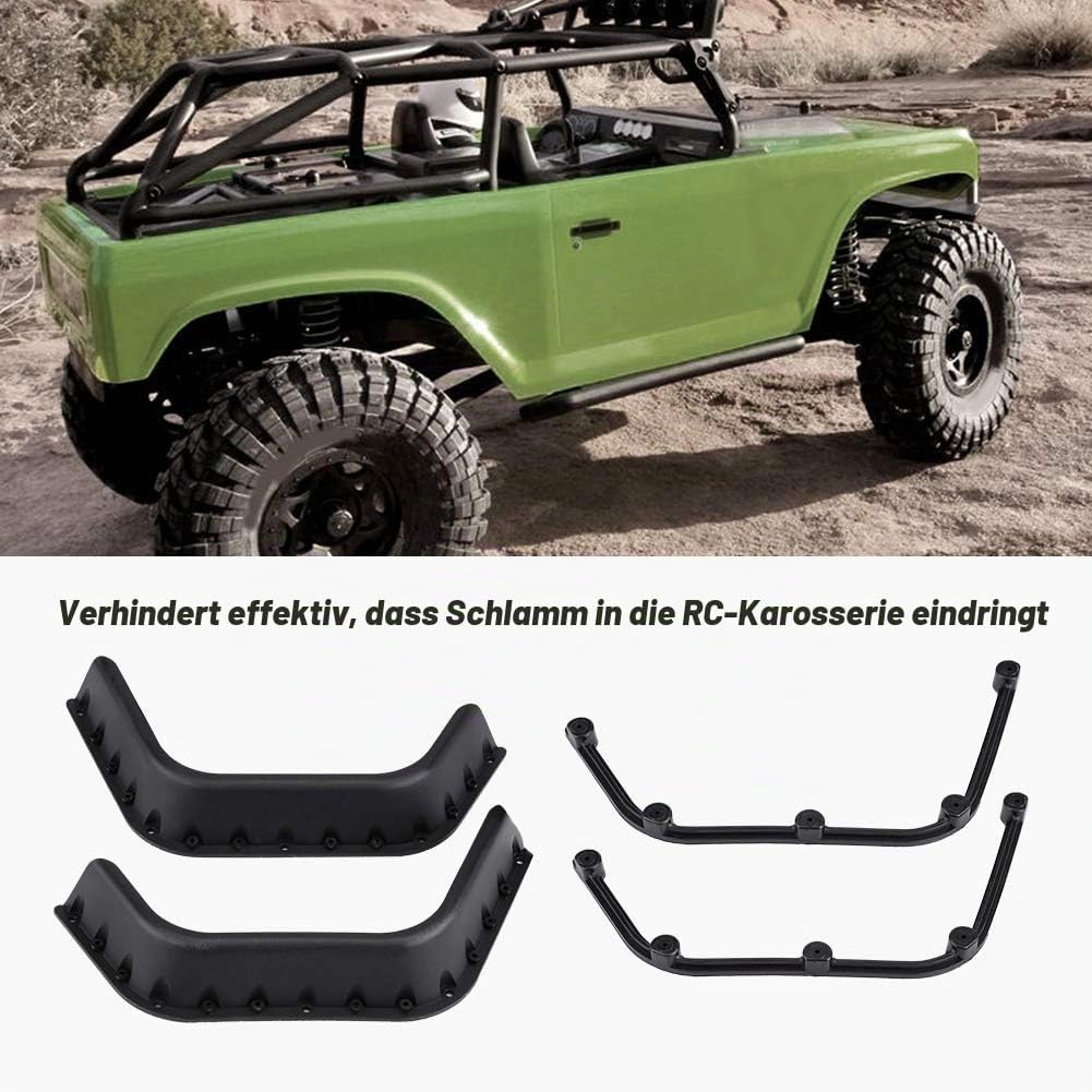KIMISS Ferngesteuertes Fahrzeug, Kotflügelverbreiterungen für Axial SCX10 RC-Auto-Kotflügel, Zubehör