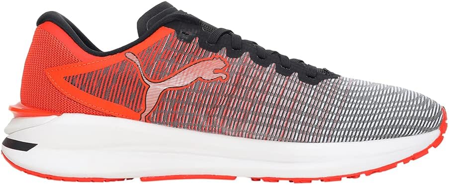 PUMA Herren Electrify Nitro Turn Laufschuh 44 EU Puma Black Metallic Silver Cherry Tomato, 44 EU Pum
