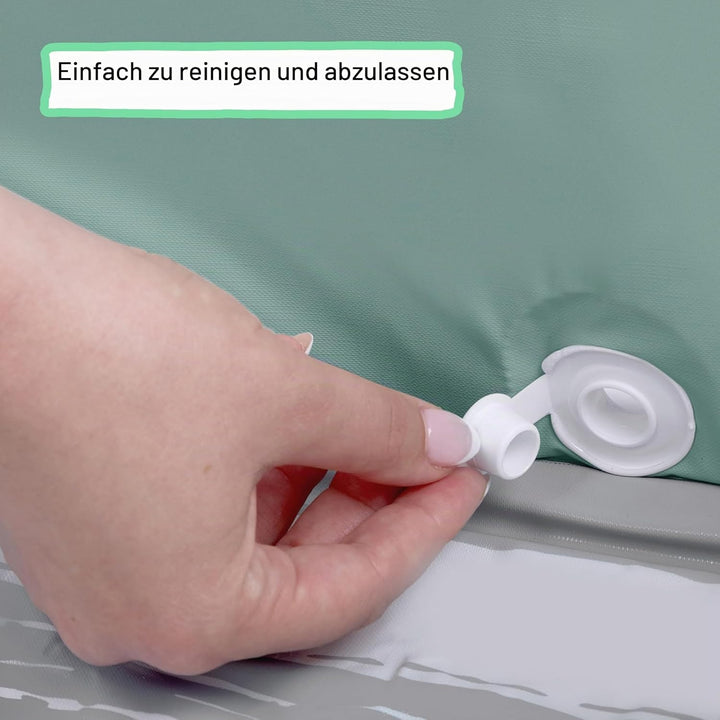 Ingenuity Tuckaway Kleinkinderbadewanne, verwandelt Dusche in Badewanne, Zusammenklappbar, Leicht zu
