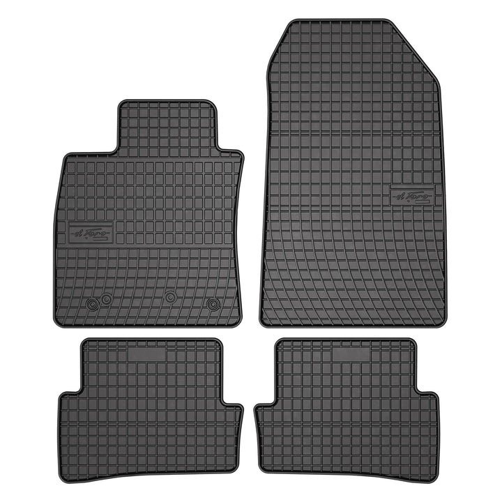 FROGUM EL Toro Gummimatten Ganzjähriges-Set von Autofussmatte Auto Fussmatten für Renault Clio IV 20
