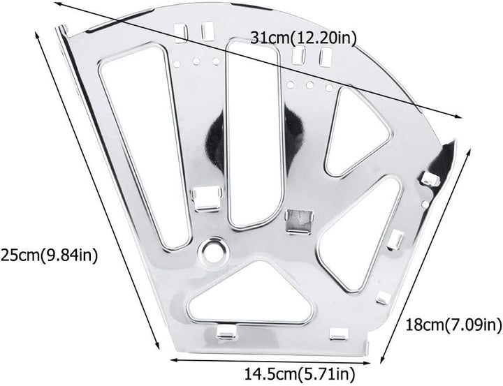 Qiterr Edelstahl Schuhschrank Schubladenschrank Scharnier Flip Frame Kippen Ersatzteile(3 Layers), 3