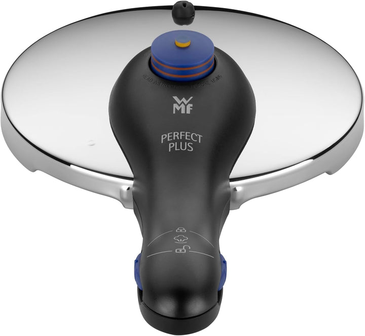 WMF Perfect Plus Ersatzdeckel für Schnellkochtopf, Dampfkochtopf 2,5l, 18 cm, Cromargan Edelstahl po