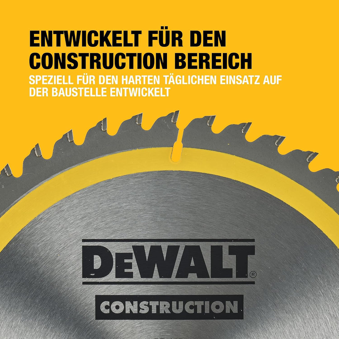 DEWALT Construction Kreissägeblatt DT1957 (für Stationärsägen, Sägeblatt-ø 250/30 mm, Schnittbreite: