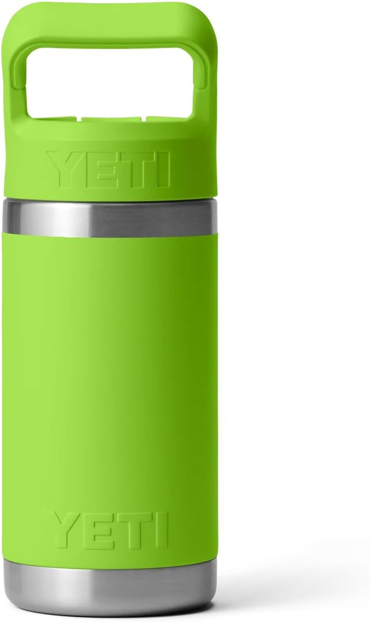 YETI Rambler JR Kinderflasche Mit Farblich Abgestimmtem Trinkhalmdeckel, Venom, 12 oz (355 ml), Veno
