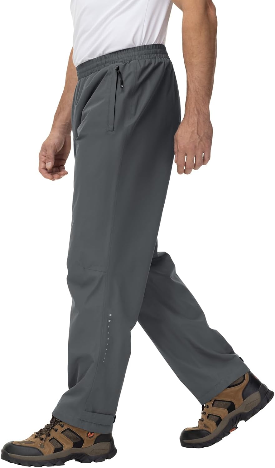 donhobo Herren Hose Wasserdicht Regenhose Leichte Winddichte Fahrrad für Outdoor Mesh Atmungsaktiv A