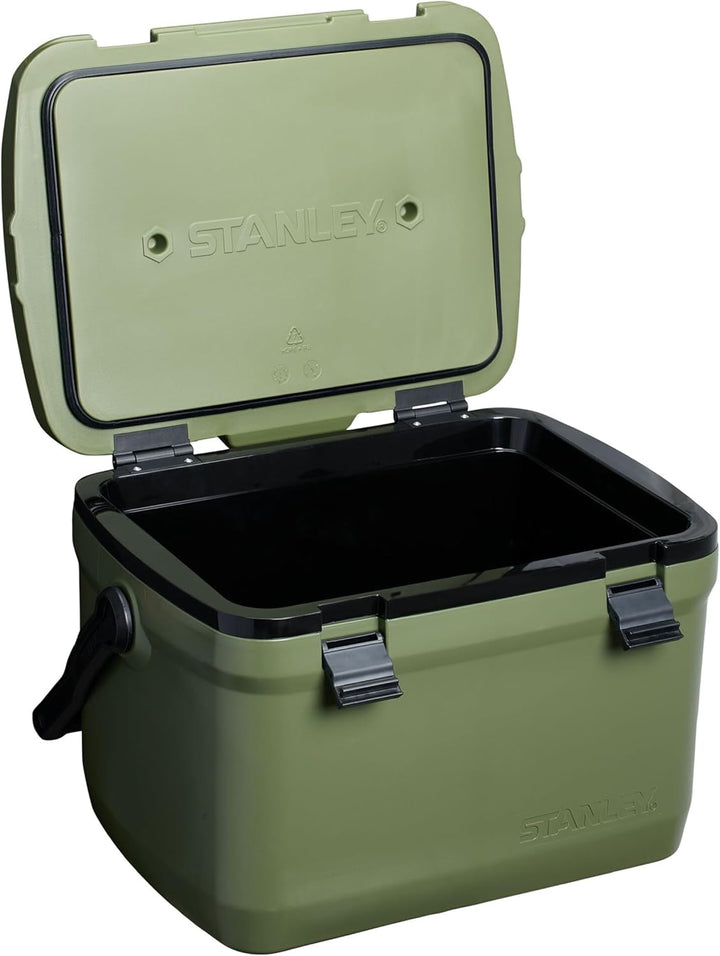 Stanley Adventure Outdoor Cooler 15.1L - Camping Kühlbox - BPA-Frei - Deckel fungiert auch als Sitz