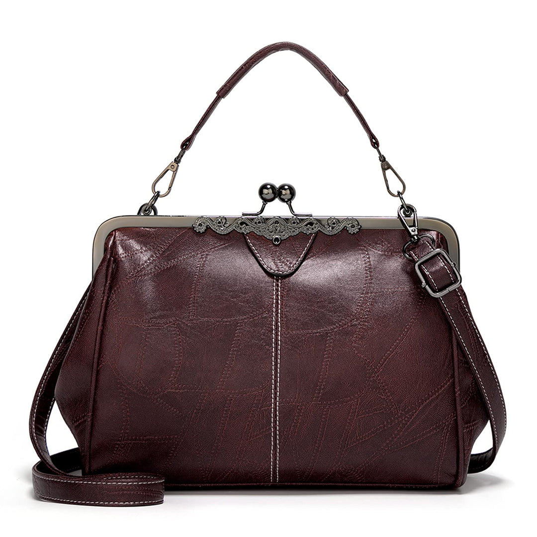 FANDARE Handtaschen Damen Schultertasche Umhängetasche Handy Bag für Frauen PU Leder Wasserdicht Sch