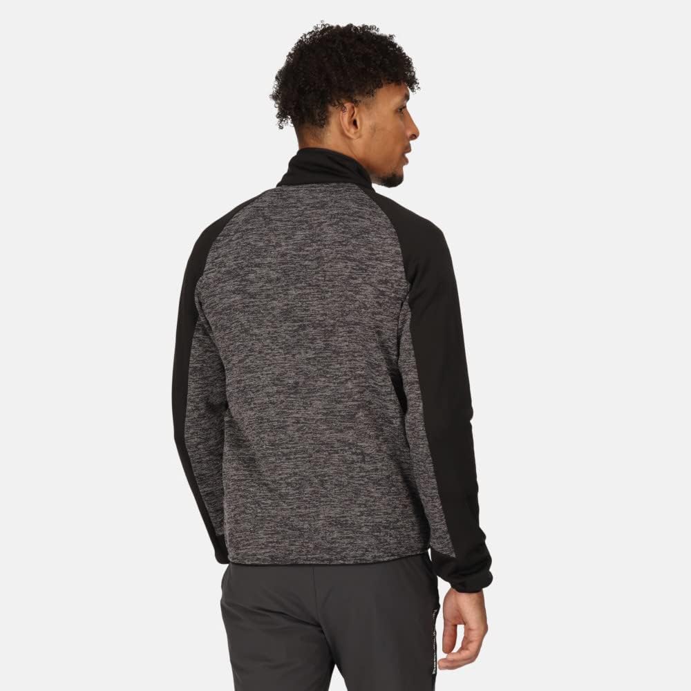 Regatta Coladane V Strickfleecejacke Herren Schwarz M, Schwarz M