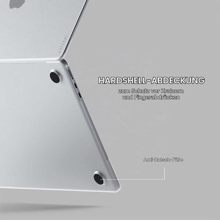 SATECHI Eco Hardshell Case - Kompatibel mit MacBook Air Case (M2, 2022) Modell A2681 – Leicht und Sc