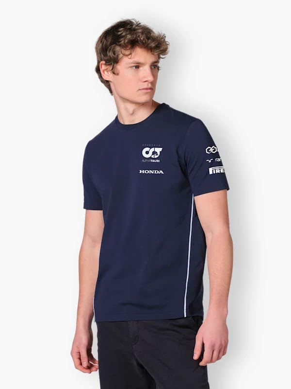 Scuderia AlphaTauri Official Teamline T-Shirt, Herren - Original Merchandise S Blau, S Blau