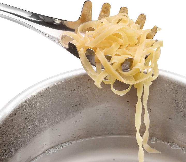 WMF Profi Plus Kartoffelstampfer 29 cm, spülmaschinengeeignet &amp; Profi Plus Spaghettilöffel 32 cm, Cr