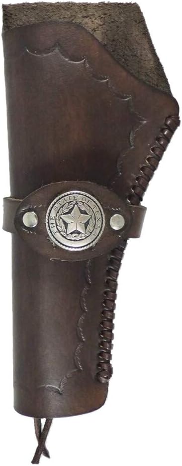 Holster Westernholster Holstertasche braun Lone Star Handarbeit Rindsleder Peacemaker Colt (Linkshän