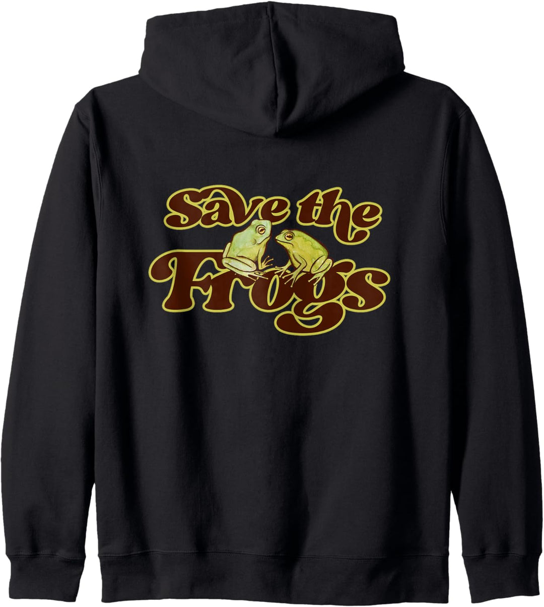 Save the Frogs Frösche sind niedlichen grünen Frosch Kapuzenjacke