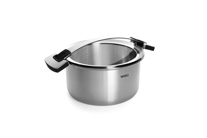 WOLL Kochtopf Edelstahltopf mit Deckel Concept Pro 13 cm hoch (Durchmesser: 24 cm, Inhalt: 6,0 l)