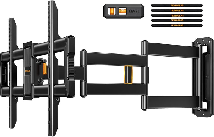 Perlegear TV Wandhalterung mit 943mm Langarm für 42–84 Zoll bis zu 68kg, Extra Langer Reach Fernsehe