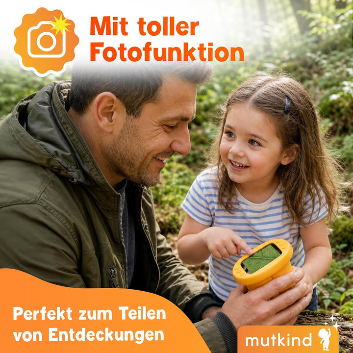 Mutkind® Digitales Mikroskop für Kinder [Mit 1000X Vergrösserung & Fotofunktion] - Tragbares Taschen