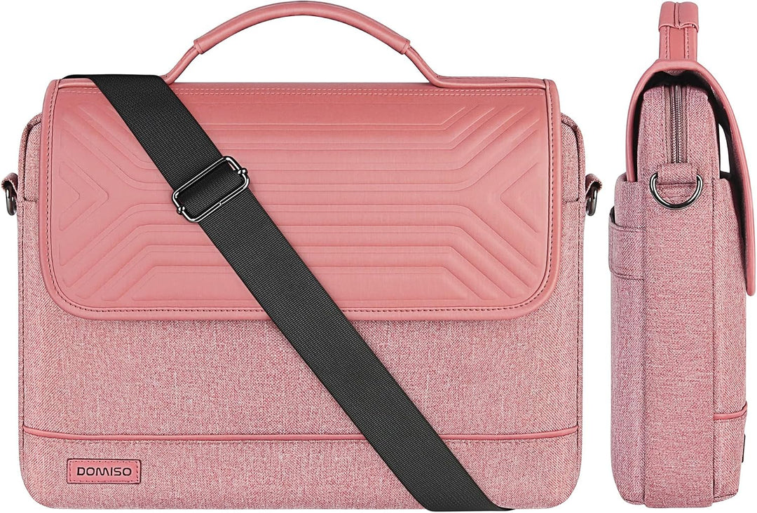 DOMISO 15-15,6 Zoll Wasserdicht Laptop Tasche Aktentasche Schultertasche Notebooktasche für 15.6" Le