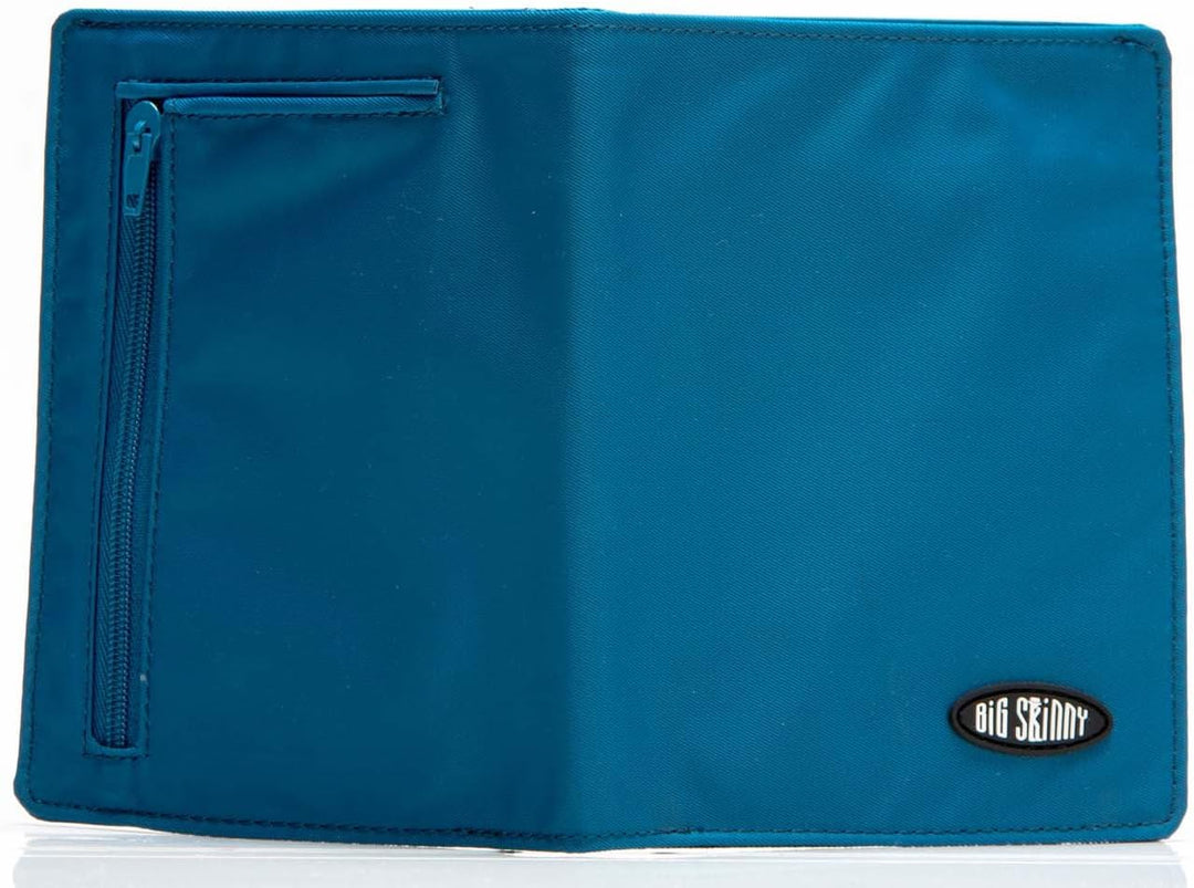 Big Skinny Traveler Slim Wallet Ozeanblau, Ozeanblau