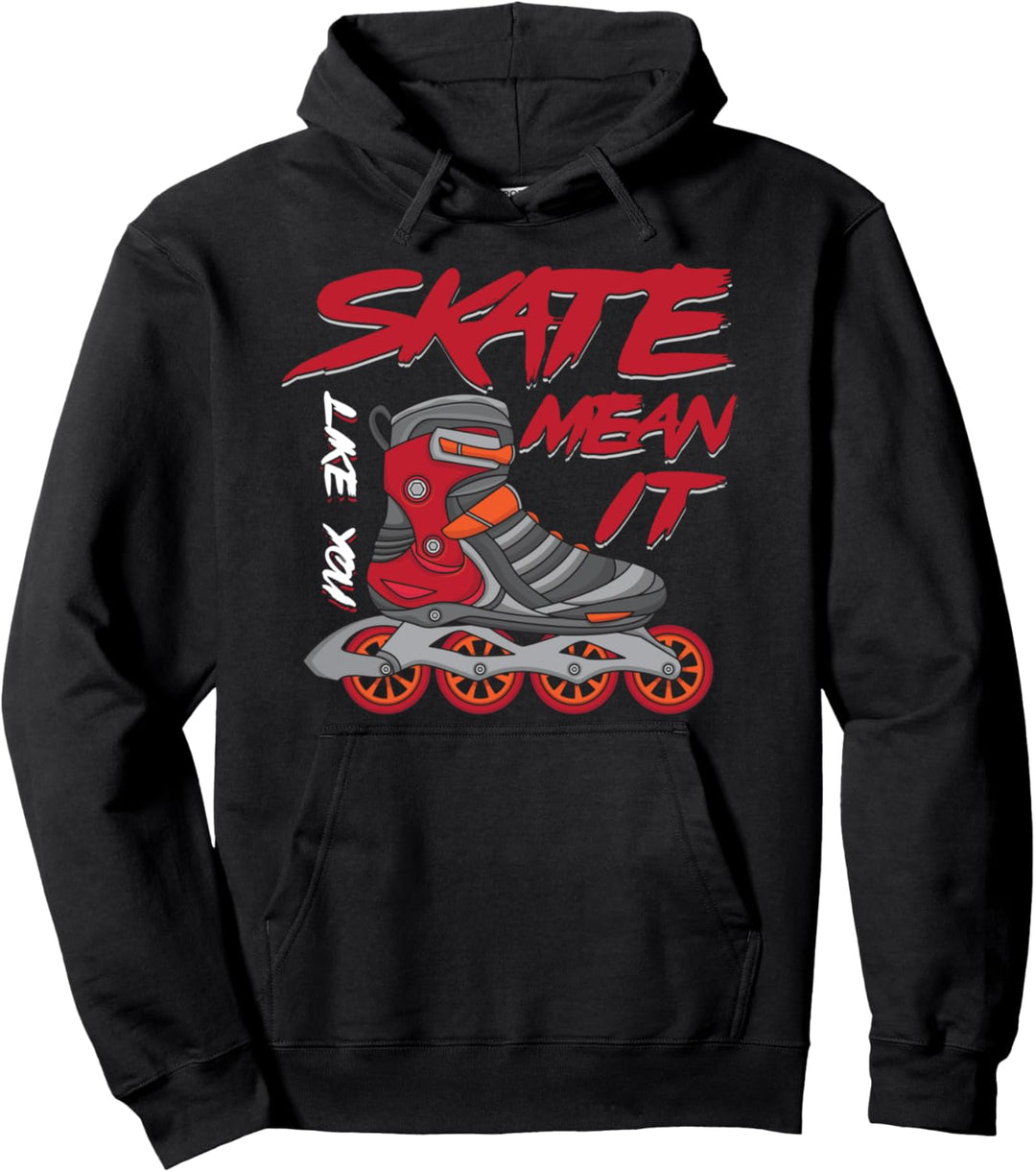 Rollschuhe Skating Inline Skaten Inlines Skater Geschenk Pullover Hoodie