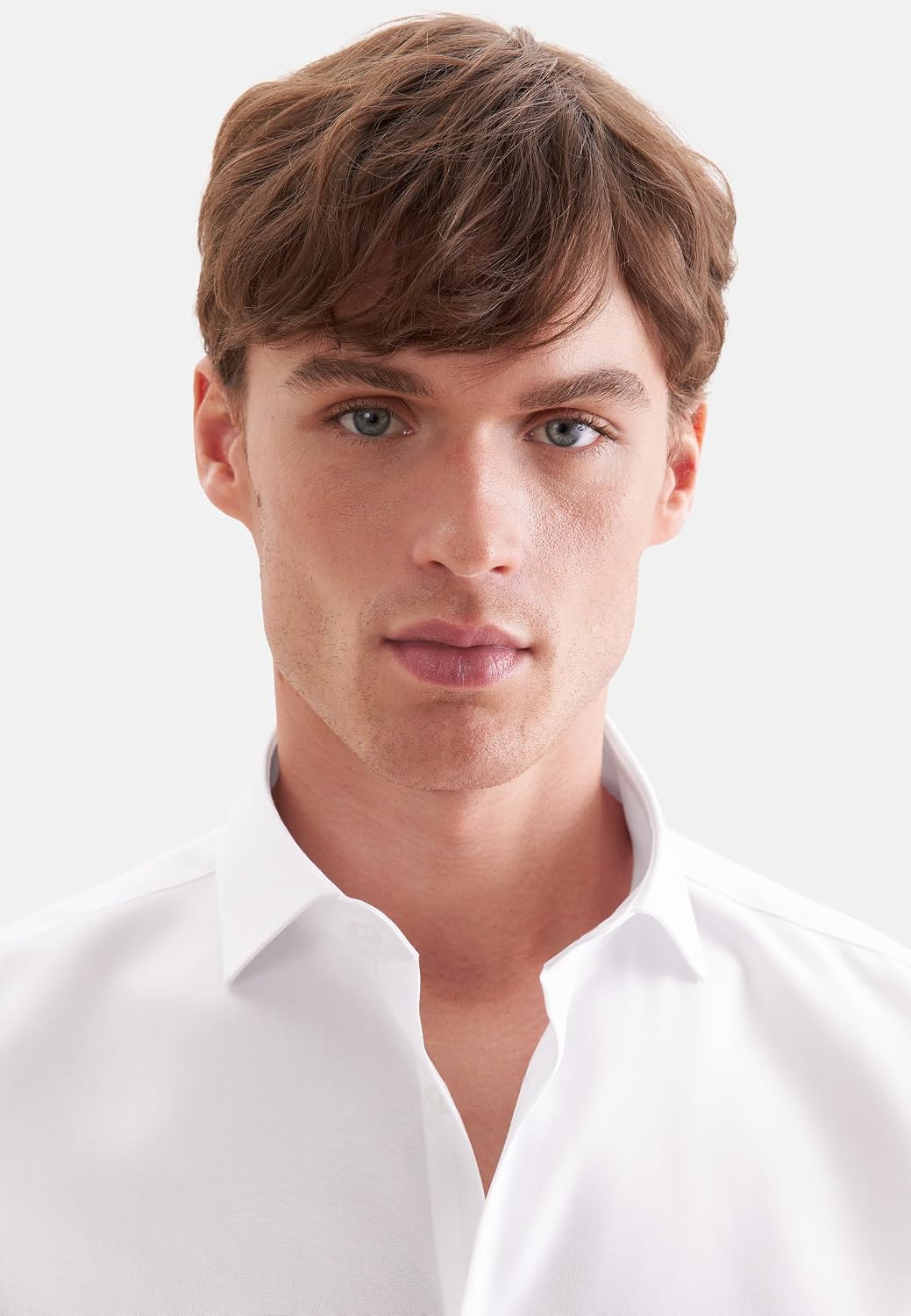 Seidensticker Herren Seidensticker Herren Business Hemd Slim Fit Businesshemd, Weiss (Weiss 01), 45
