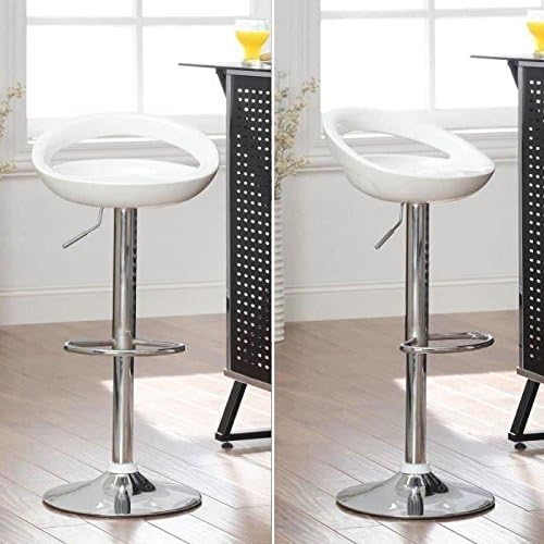 XDAILUYYDS Barhocker 2er Set aus ABS-Kunststoff, Minimalistische Leisure, Drehstuhl, Höhenverstellba