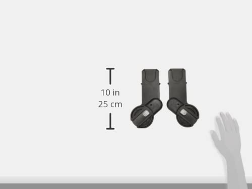 Maxi-Cosi Gia Adapter Set, für Maxi-Cosi Gia Kinderwagen, schwarz Gia Adapter Autositz, Gia Adapter