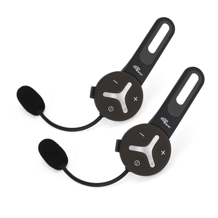 @tec Buddy Chat Duo (2er Set) Bluetooth® Headset Gegensprechanlage, Freisprechanlage, Fahrrad, Sport