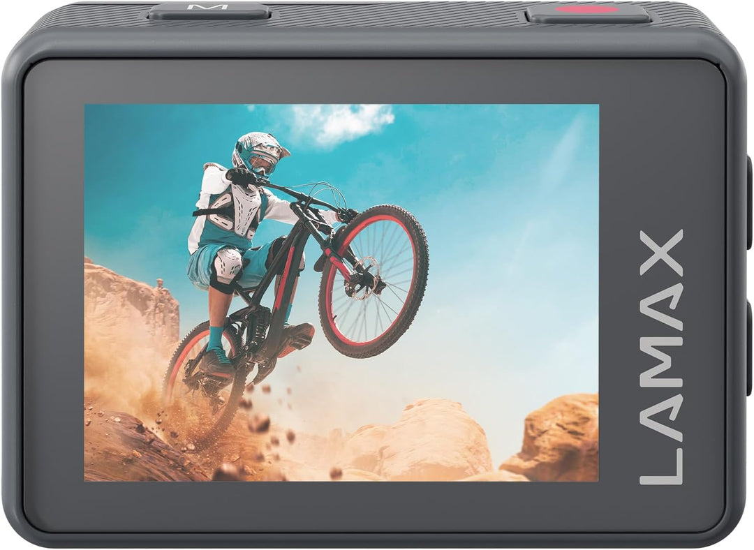 Lamax X5.2 Actionkamera mit echtem 4K bei 30 FPS, flüssigem Full HD bei 60 FPS, MAX-sanfter elektron