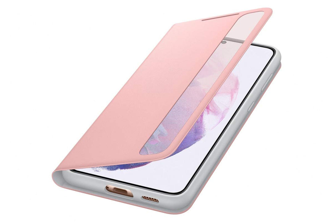 Samsung Clear View Smartphone Cover EF-ZG996 für Galaxy S21+ 5G Flip Cover, Handy-Hülle, extra-dünn,