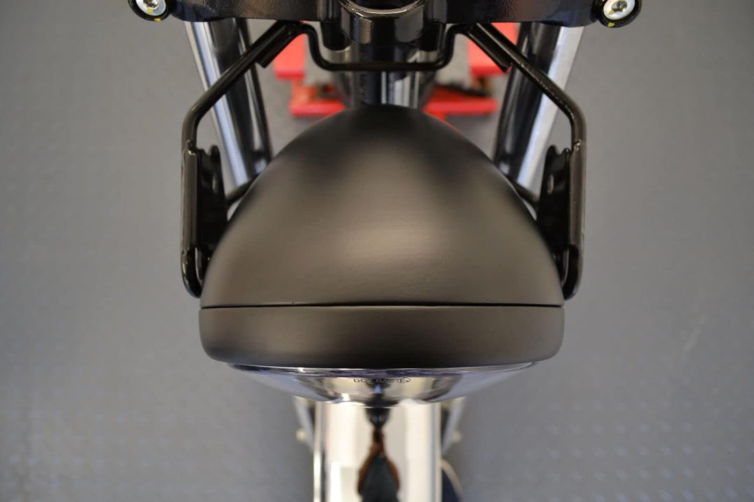 Motorrad LED Scheinwerfer 7.5 Zoll für Angepasstes Projekt Retro Cafe Racer Motorrad