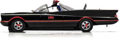 Scalextric C4175 Batman Batmobil, Film- und Fernseh-Slotcar im Massstab 1966–1:32, Schwarz Batmobile