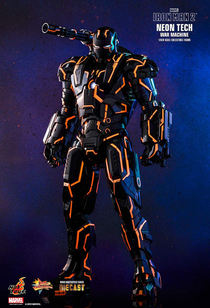 Hot Toys 1:6 Neon Tech War Machine Exclusive - Ltd Edition