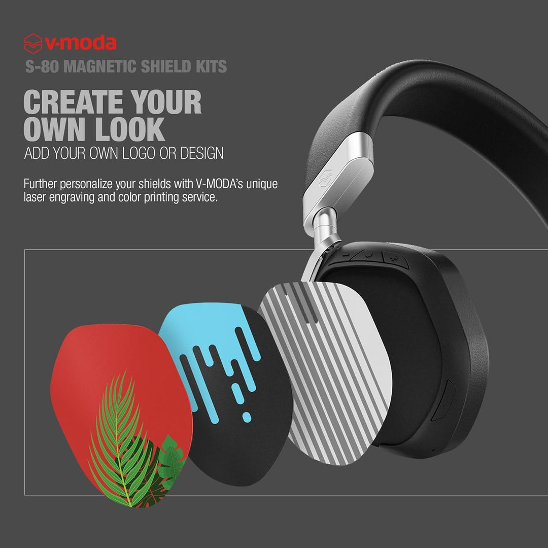 V-MODA S-80 MAGNETISCHE ABDECKUNGEN (OV3) | Personalisiere deinen S-80 Kopfhörer Erhältlich in sechs