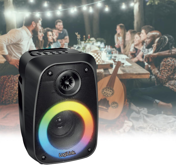 LogiLink SP0065 - BT 5.0 TWS-Lautsprecher (True Wireless Stereo) zum einfachen Koppeln eines weitere