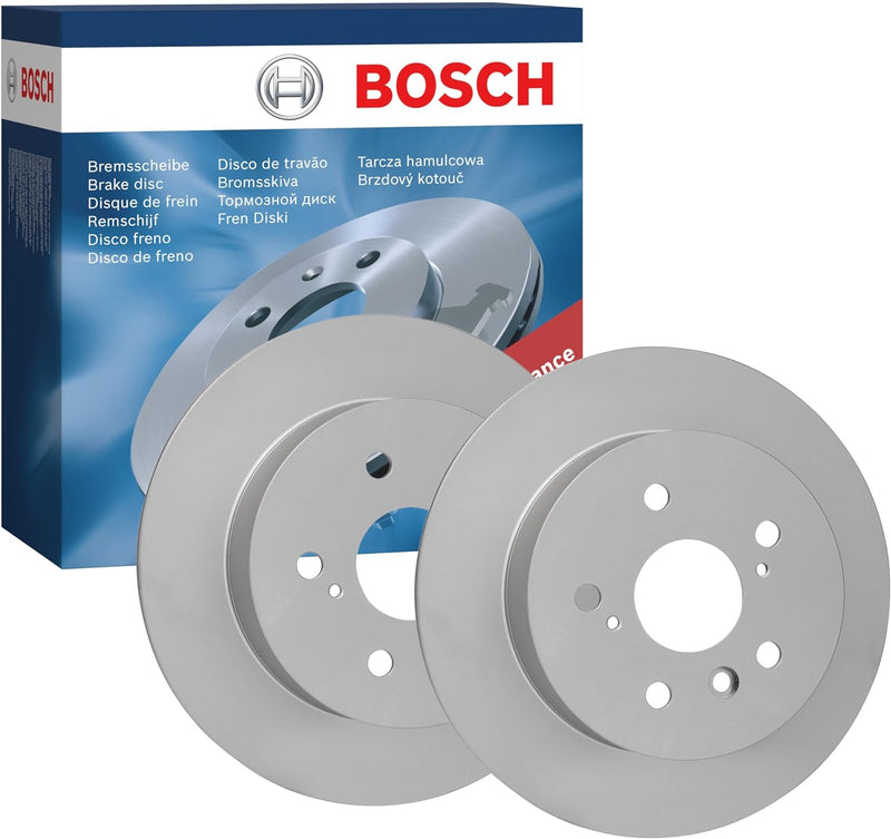 Bosch BD2160 Bremsscheiben - Hinterachse - ECE-R90 Zertifizierung - zwei Bremsscheiben pro Set