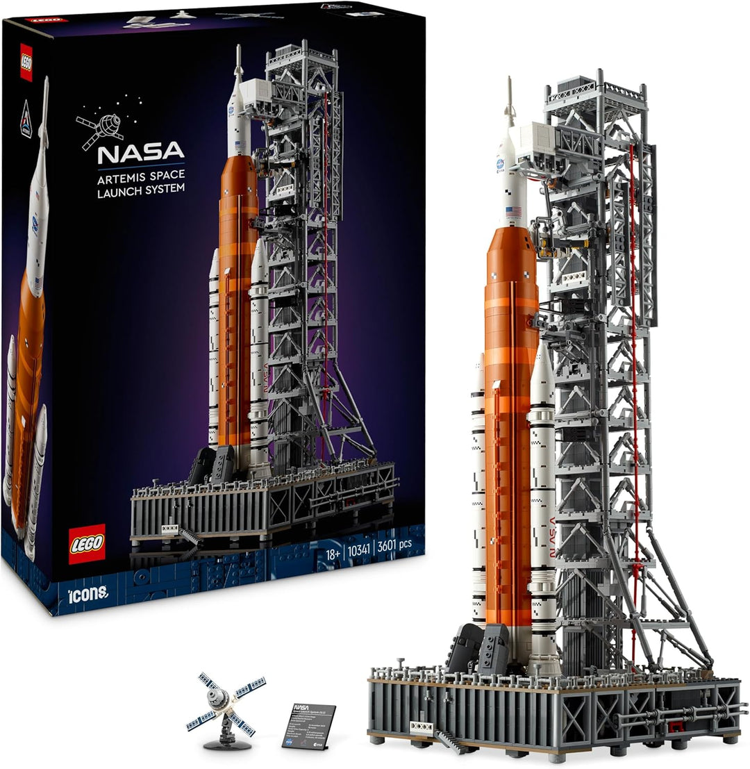 LEGO Icons NASA Artemis Startrampe, Dekoration fürs Wohnzimmer oder Büro, Geschenk zu Weihnachten, B