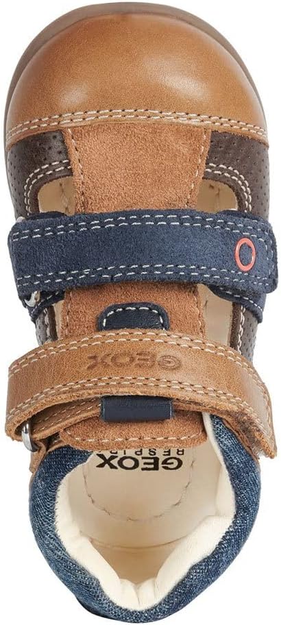 Geox B Kaytan A Lauflernschuhe 20 EU Caramel Navy, 20 EU Caramel Navy